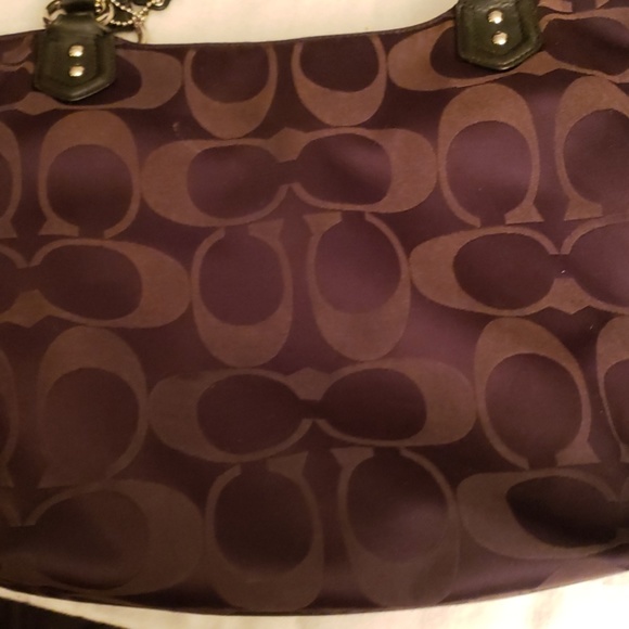 Coach Bags Authentic Coach Black Jacquard Shoulder Tote Poshmark